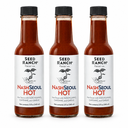 Three bottles of Seed Ranch Nash Seoul