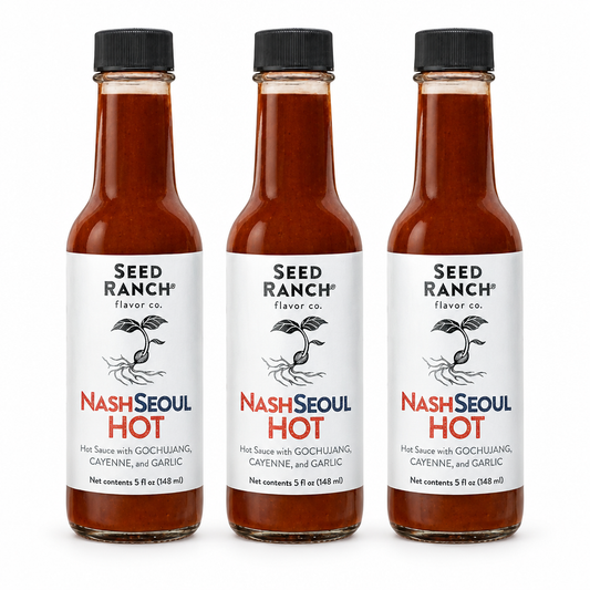 Three bottles of Seed Ranch Nash Seoul