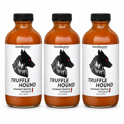 Three bottles of Seed Ranch Truffle Hound