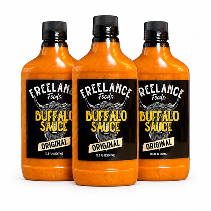 Three Freelance Original Buffalo Sauce 3 pack