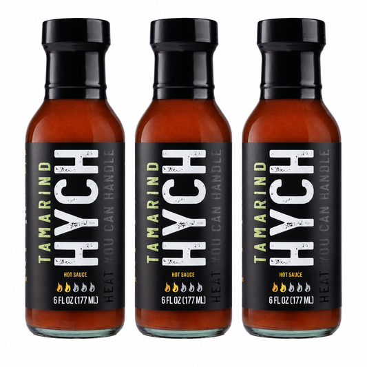 Three HYCH Tamarind bottles